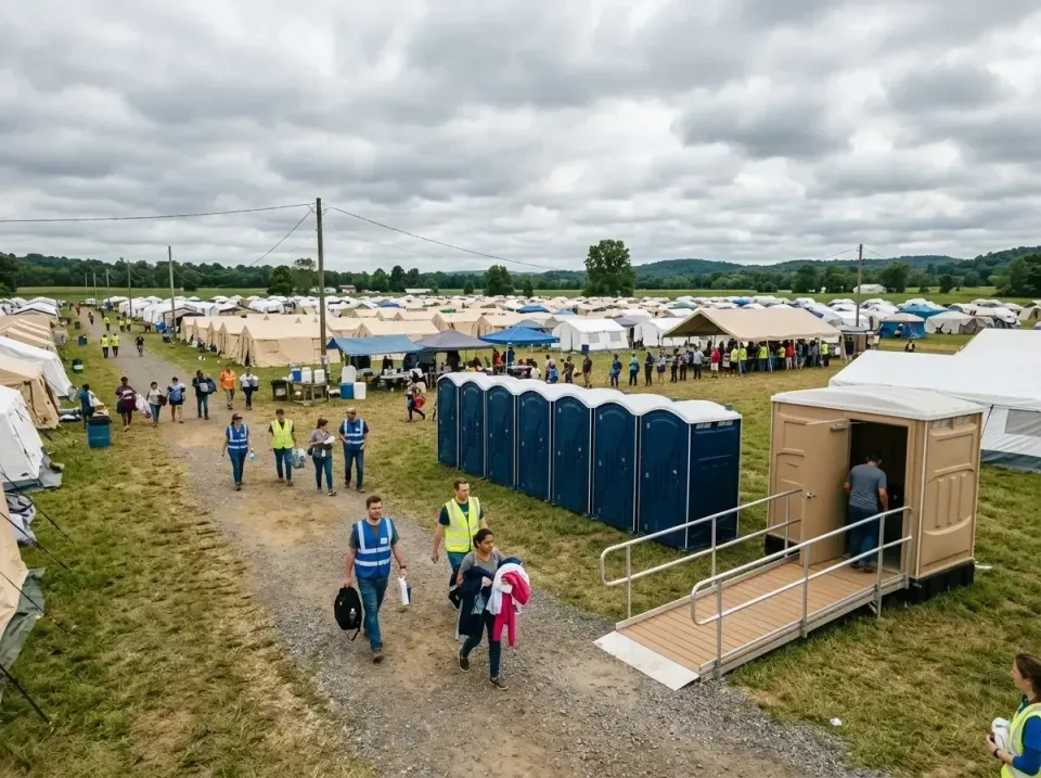 disaster-relief-camp-restrooms-010 — frequently asked questions, Dumpster & Portable Bathrooms Rental in Welsh, LA